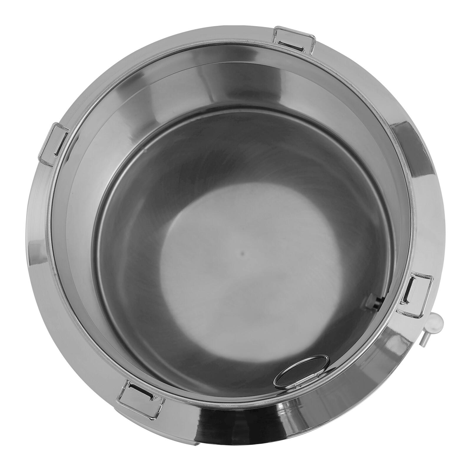 64L Stainless Steel Oil Liquid Drum Dispenser Milk Container With Faucet