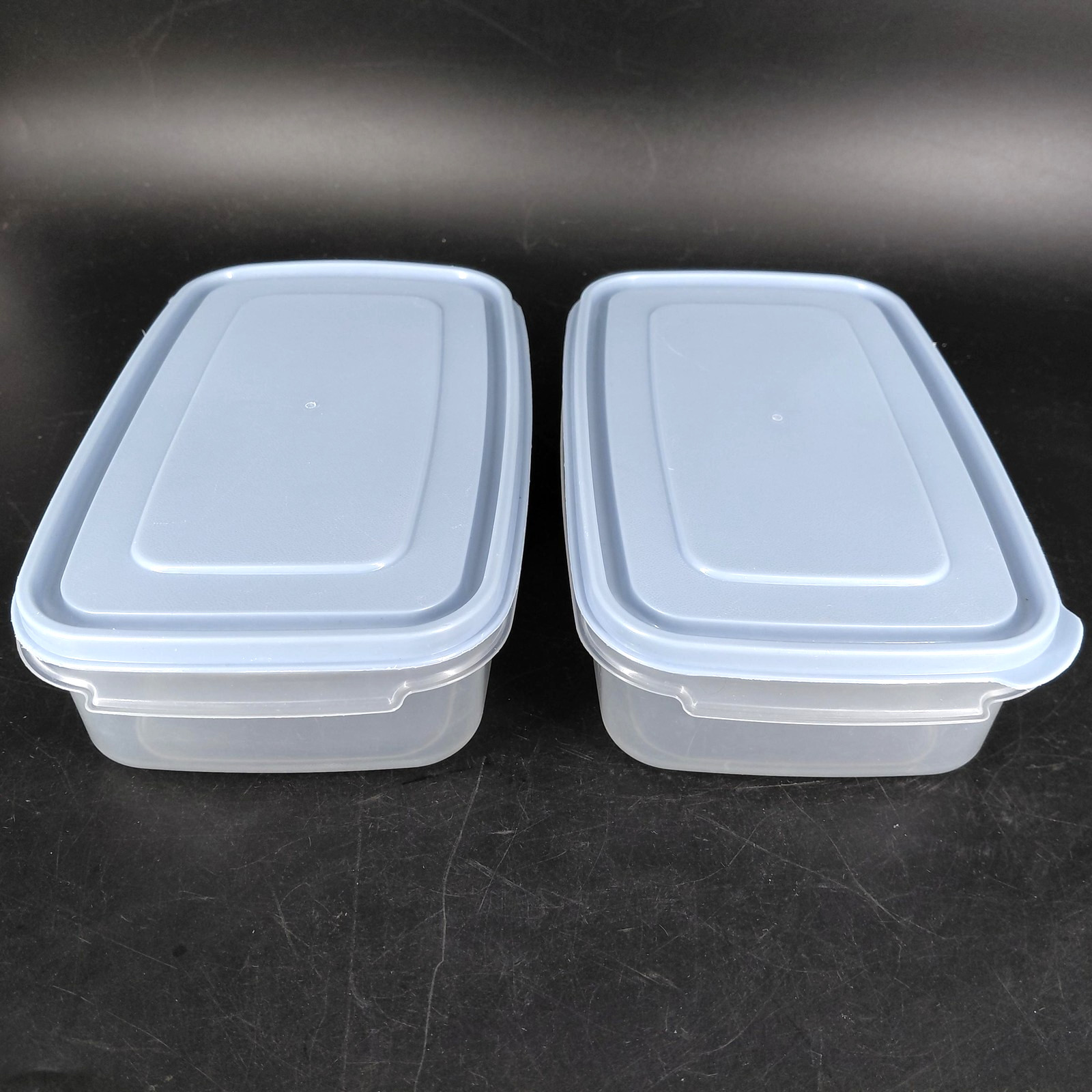 Rubbermaid Servin Saver Containers Set 2 Rectangular 24 Oz Clear Lids Storage