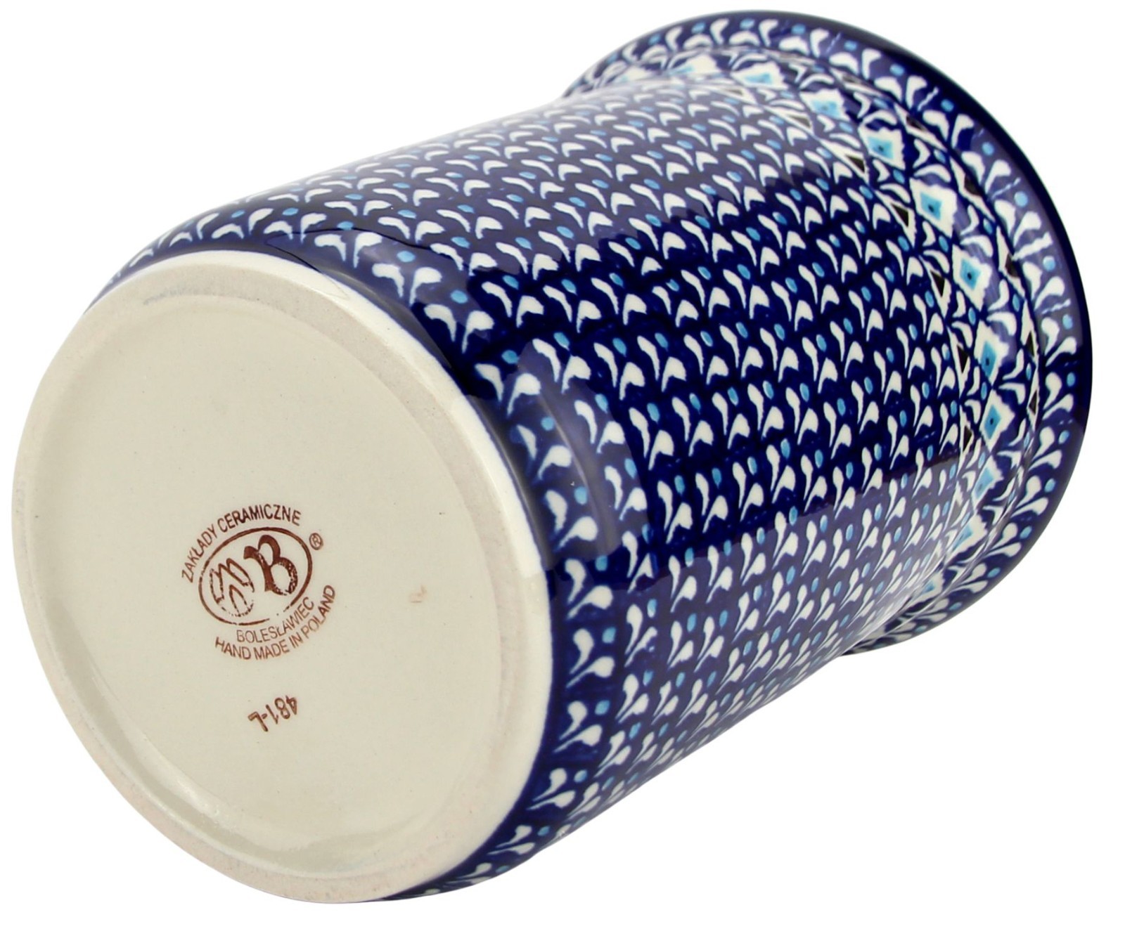 Polish Pottery Market Kitchen Canister by Zaklady Poland – 80 oz.