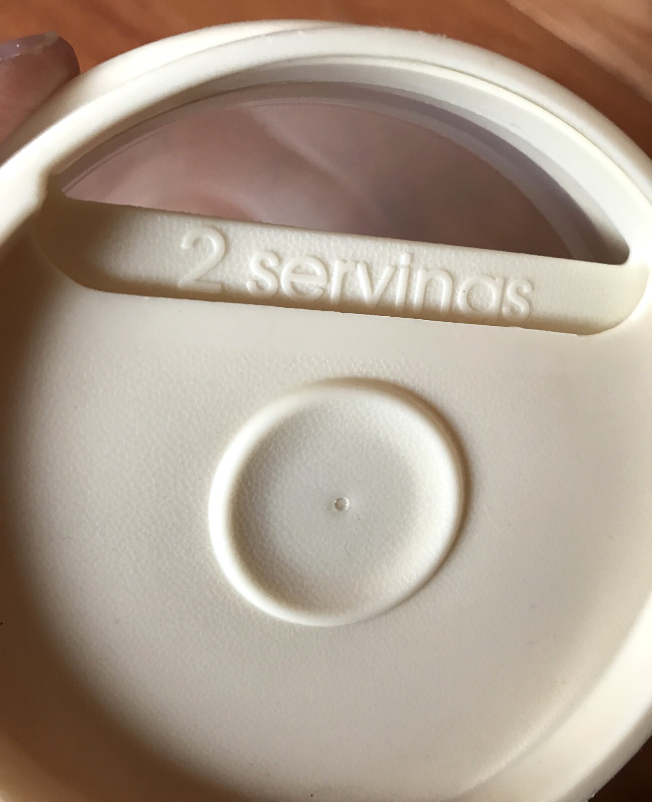 VTG Rubbermaid Pasta Spaghetti Container Holder Almond Portion Control Lid 0110
