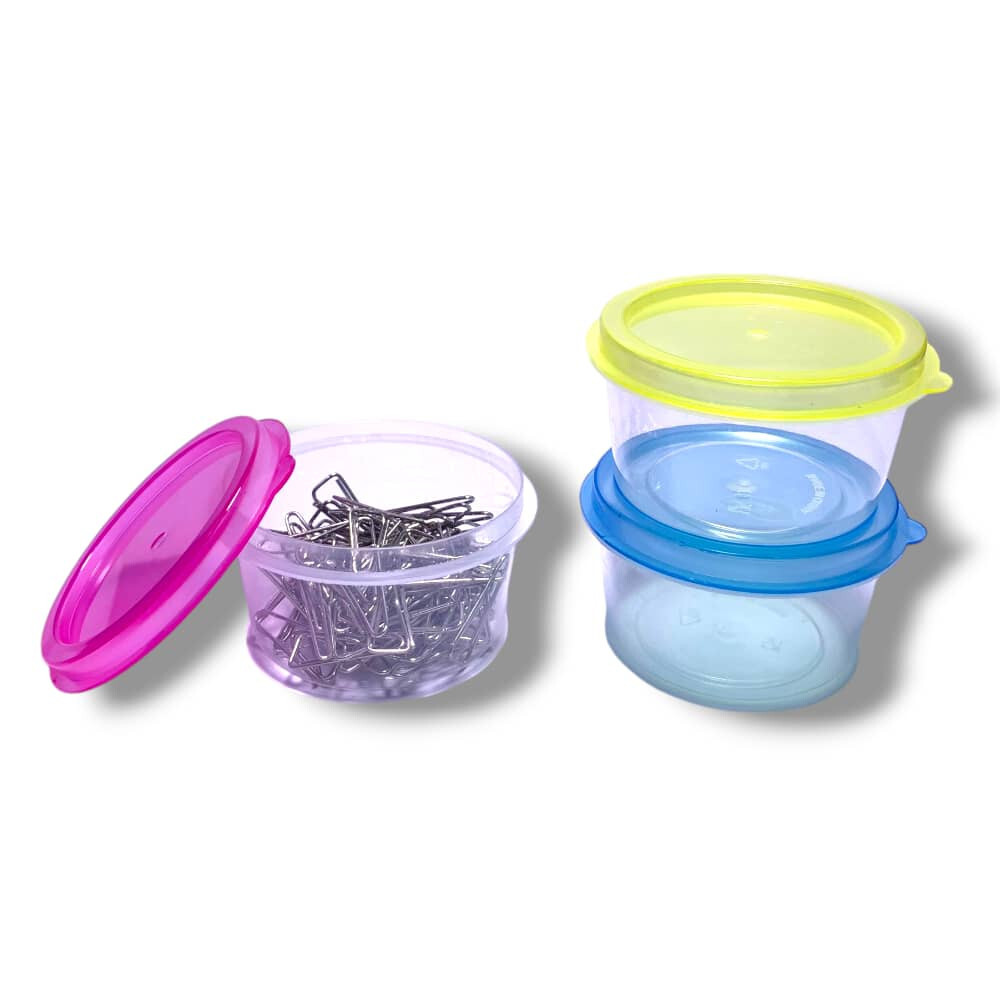 Mini Plastic Food Container Storage 8-pcs Multi-color