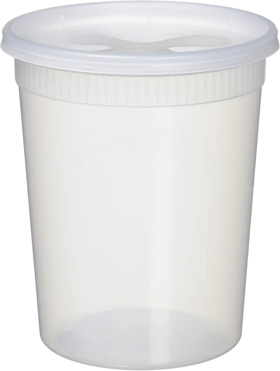 COMINHKR02572325 Sets 32oz Plastic Soup/Food Container with lids