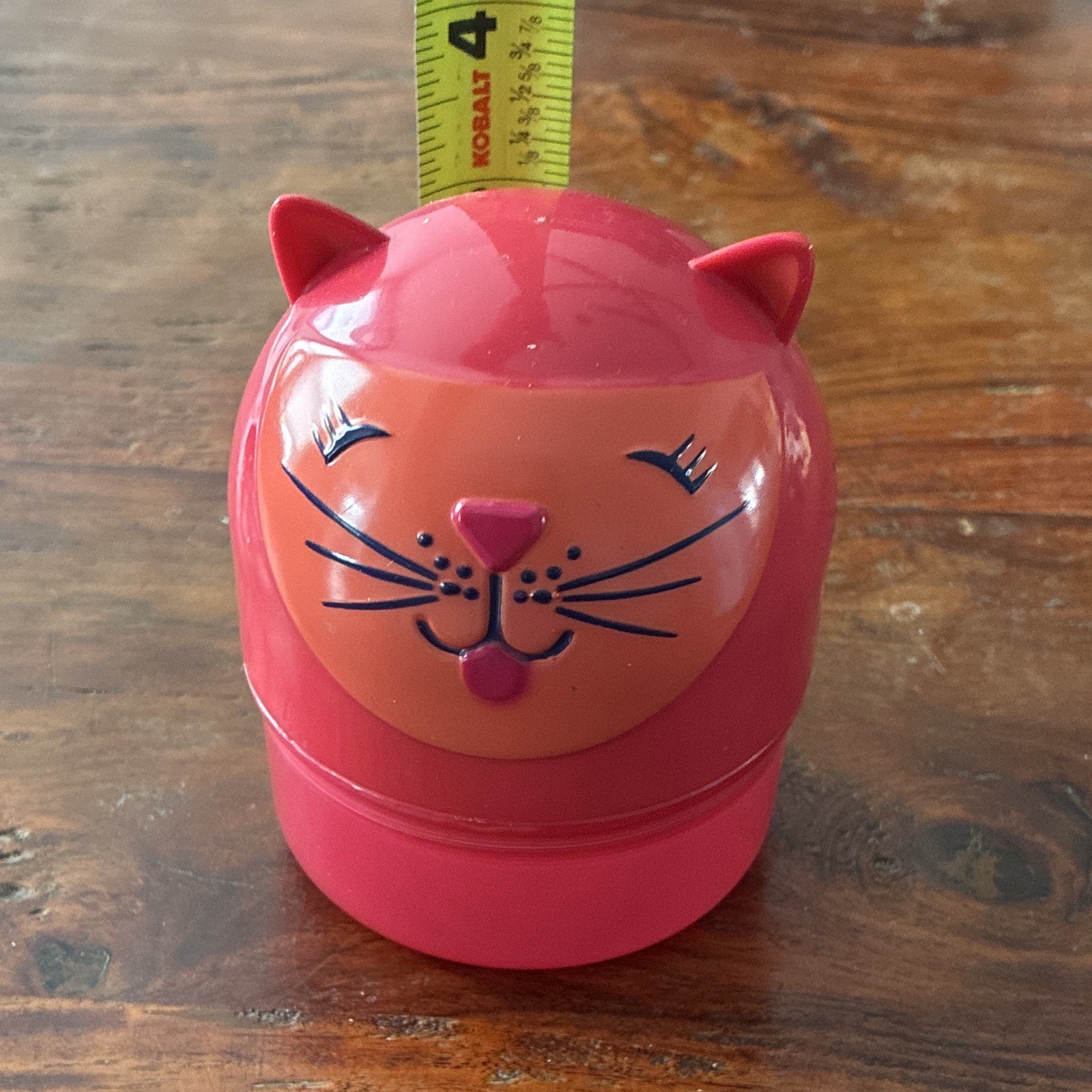 Target Pink Cat Novelty Snack Cup w/ Snap Lid BPA Free Dishwasher Safe Set
