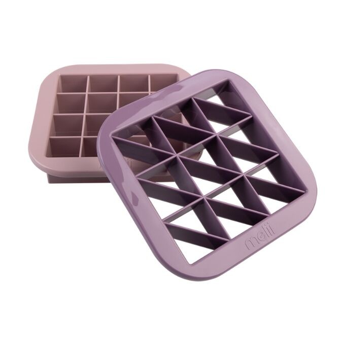 Melii – Luxe Bite Size Sandwich Cutters Pink Purple (Set of 2)