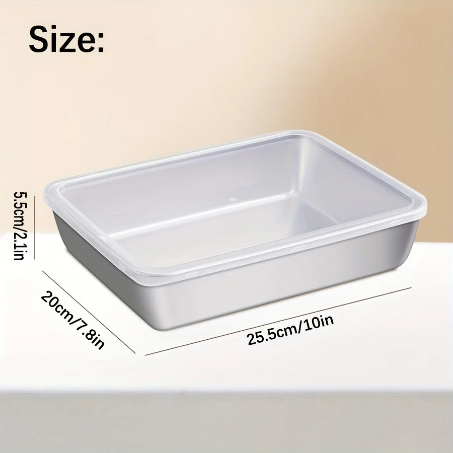 3-Piece Stainless Steel Food Storage Containers Set – Airtight Bpa-Free Kitchen