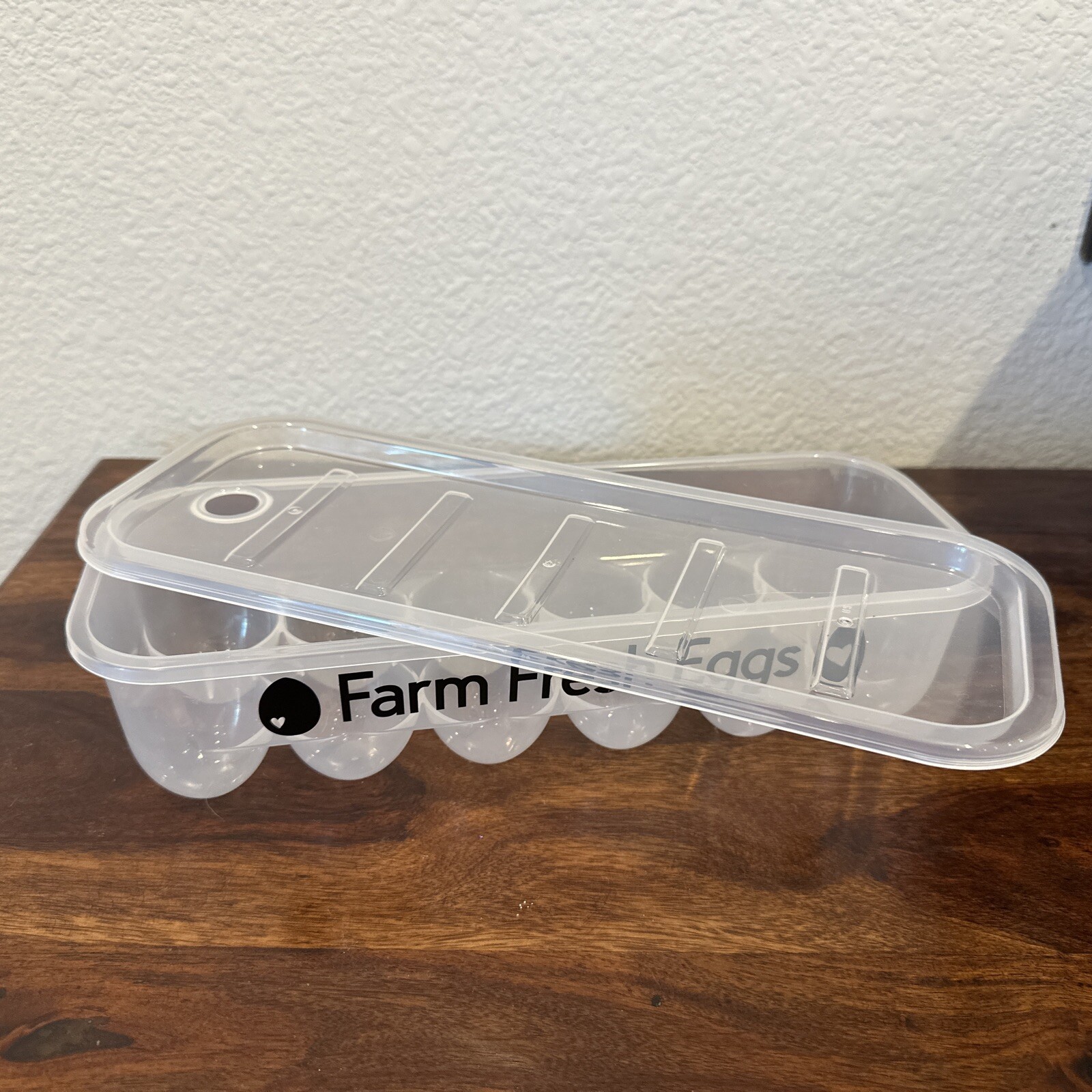 Rectangular Plastic Egg Storage Container with Lid Hold 12Eggs – NEW Farm Fresh