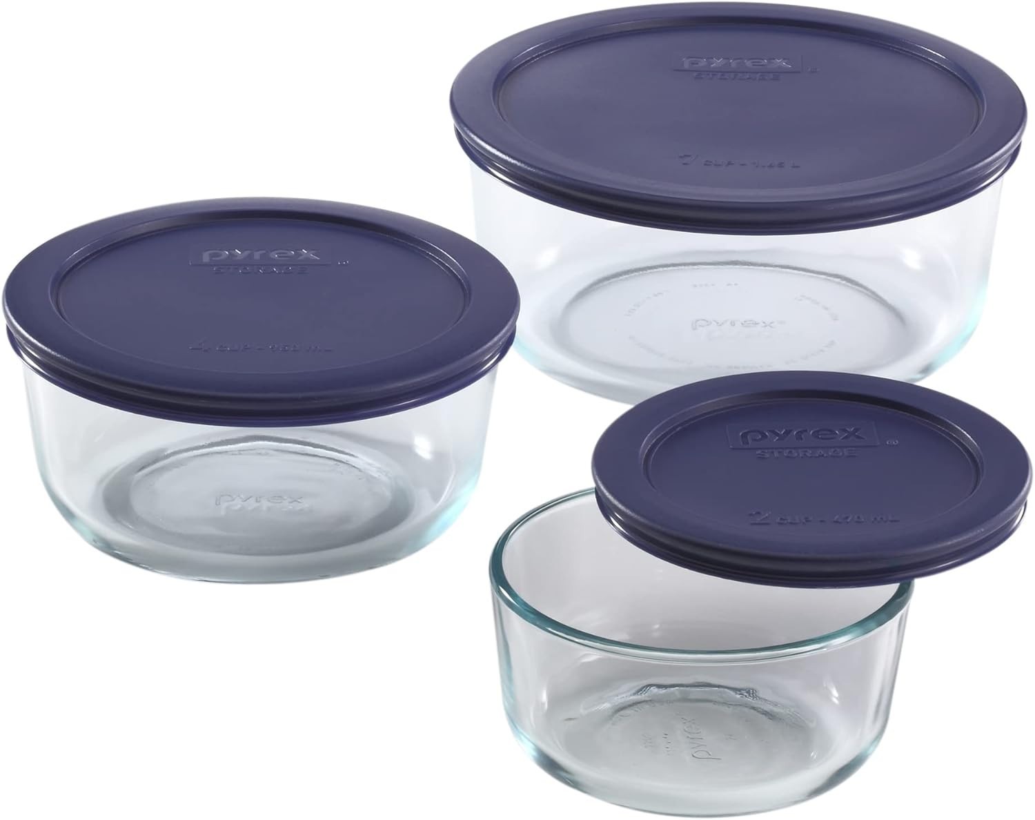 Glass Food Storage Containers Set with BPA-Free Lids