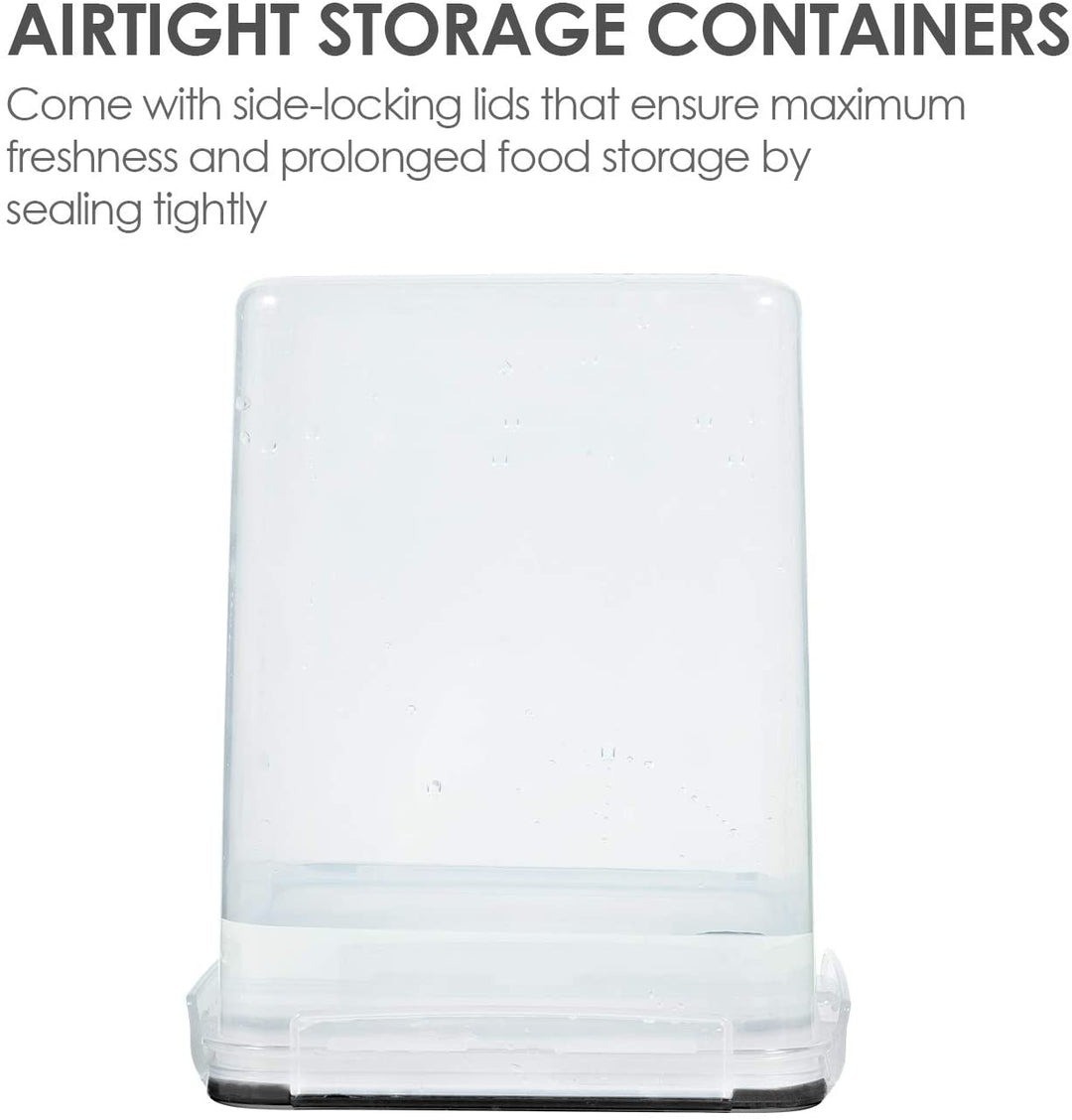 Vtopmart 4 PCS Large Food Storage Containers 5.2L / 175oz, 4 Pieces BPA Free Pla