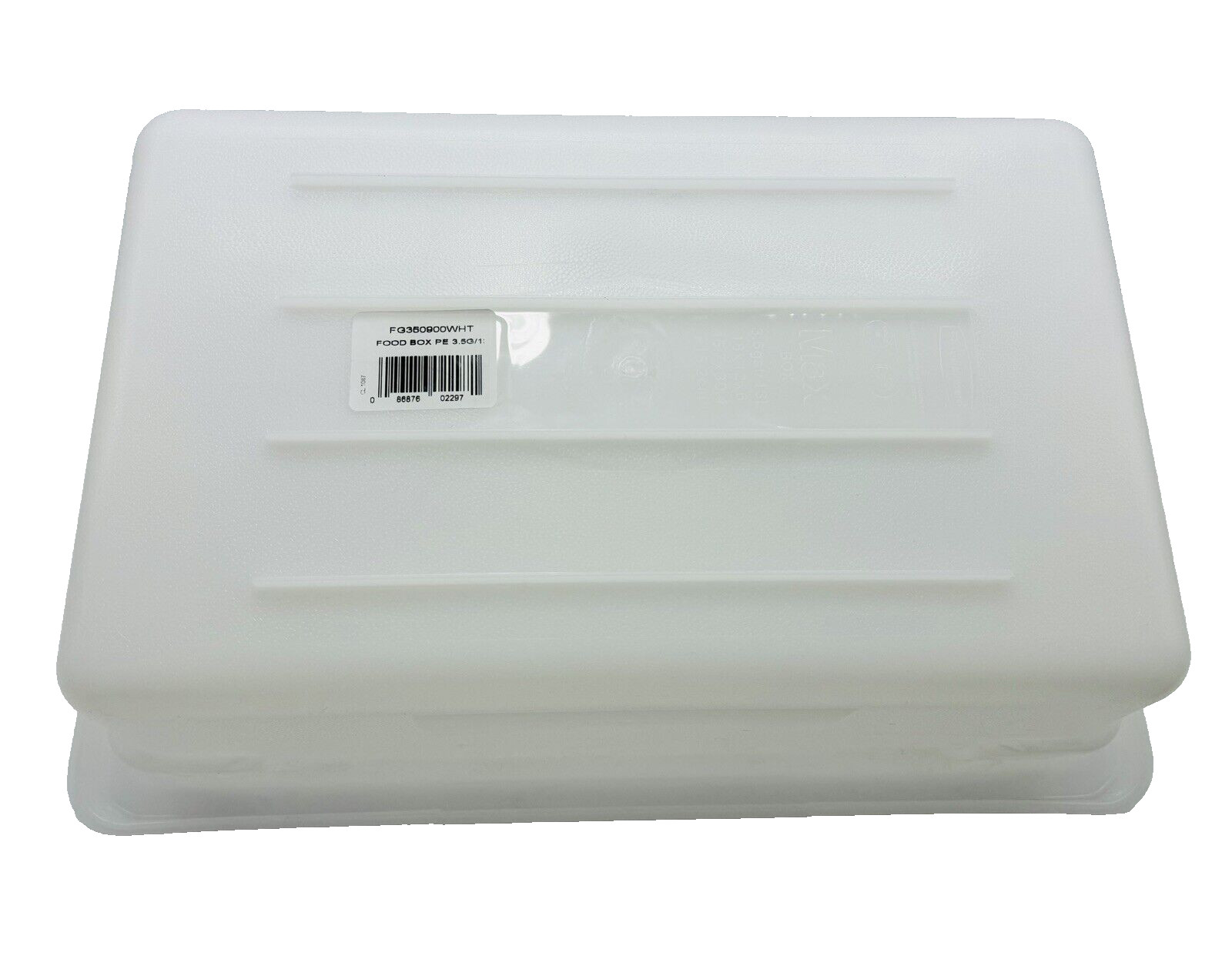 Rubbermaid Commercial Products Food Storage Box/Tote 18”L x 12”W 3.5 Gallon