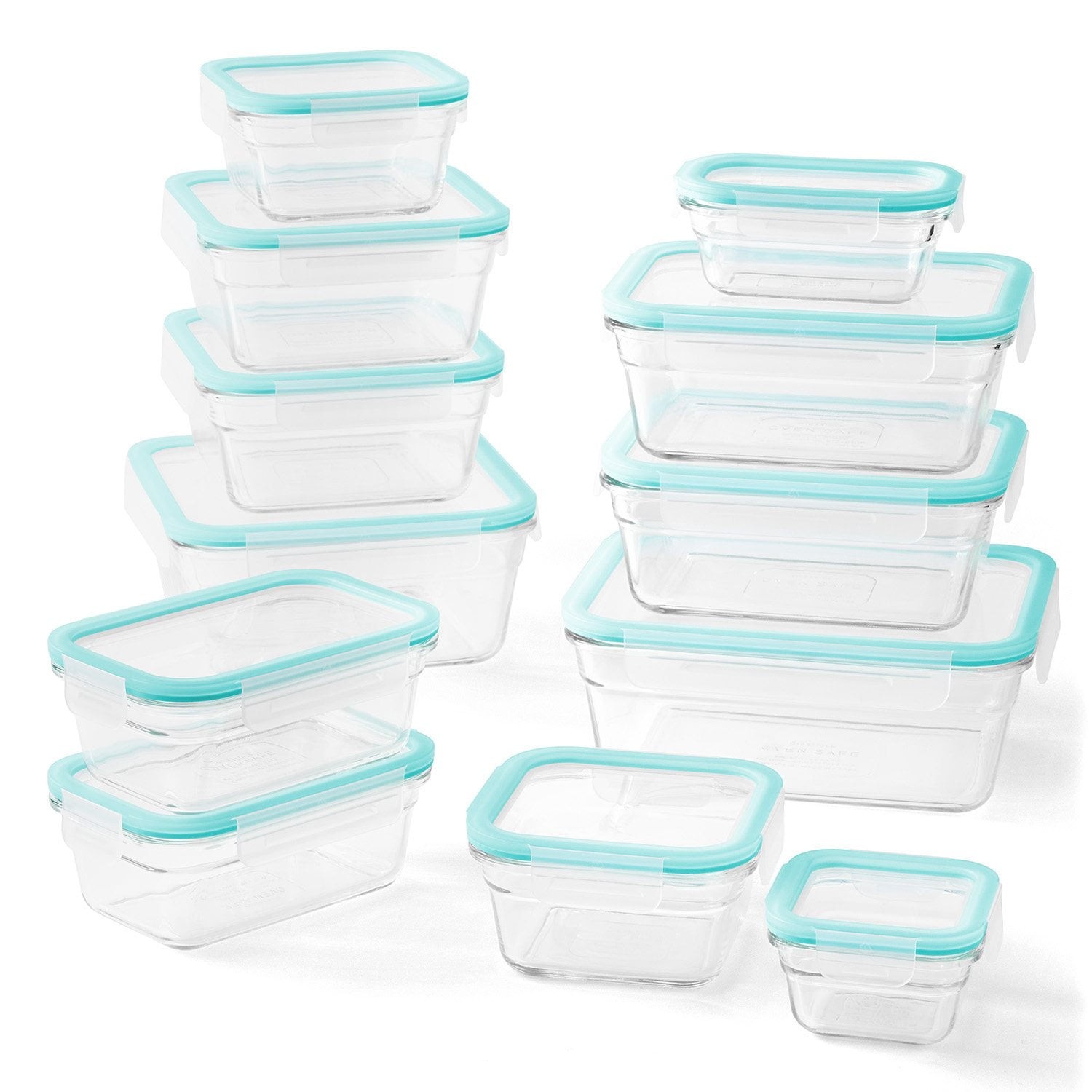 Member’s Mark 24-Piece Glass Food Storage Set By Glasslock