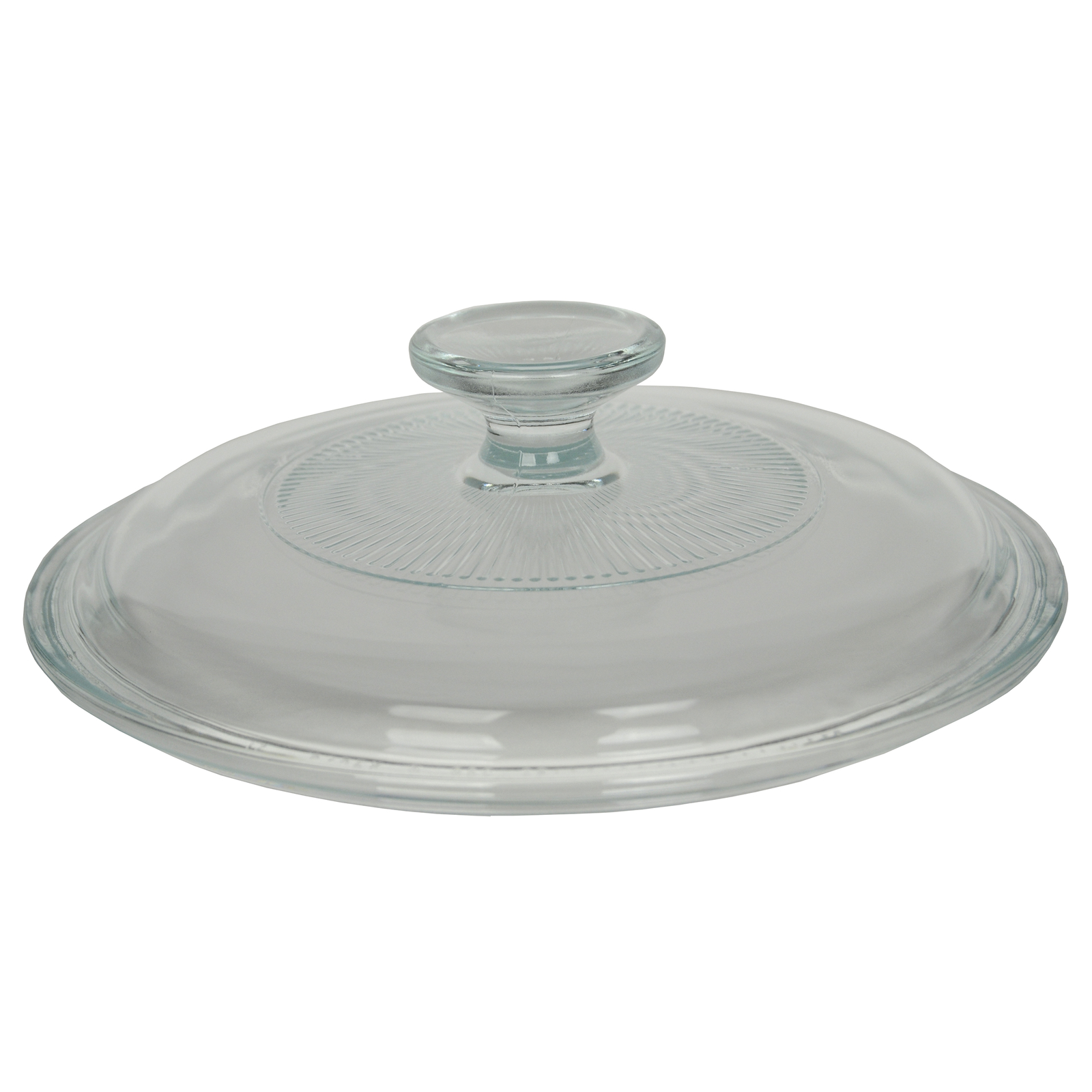 Corningware G-1C 2.5 qt Fluted Round Glass Lid Cover