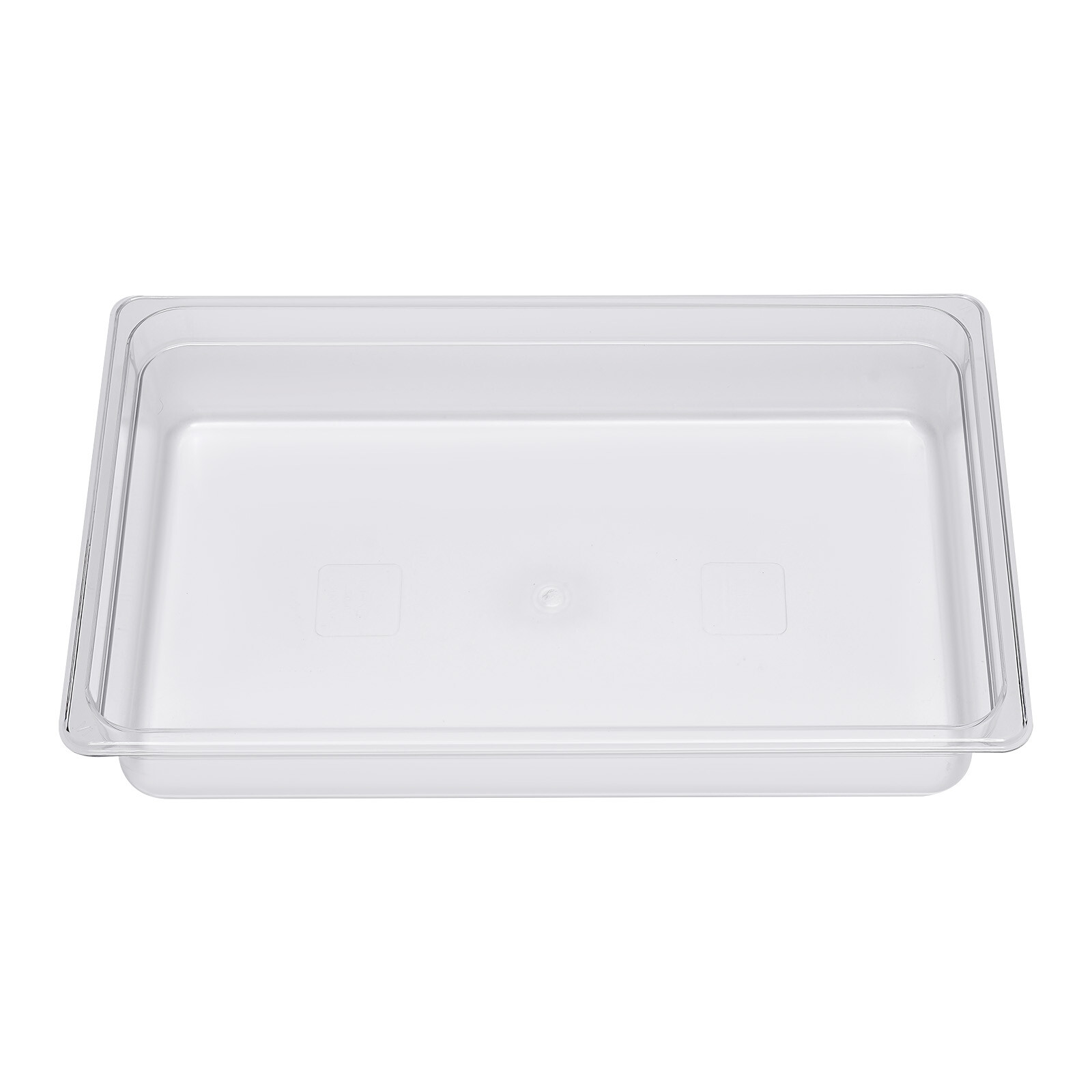 6 Pack Food Pans with Lids, 4” Deep, Polycarbonate, Clear