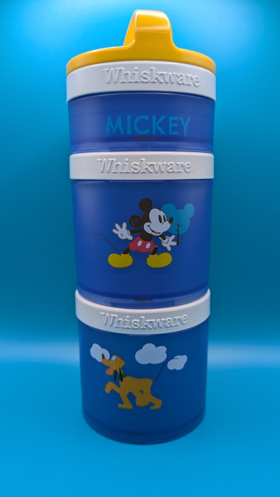 Whiskware Disney Mickey Pluto Stackable Snack Pack Containers
