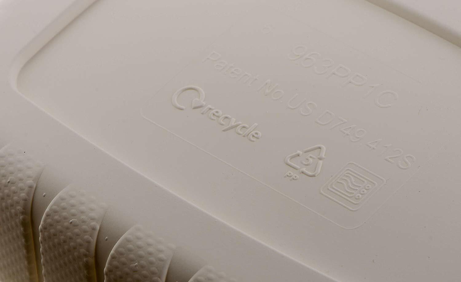 600 Pack Clam Shell Take Out Food Container 9 x 6