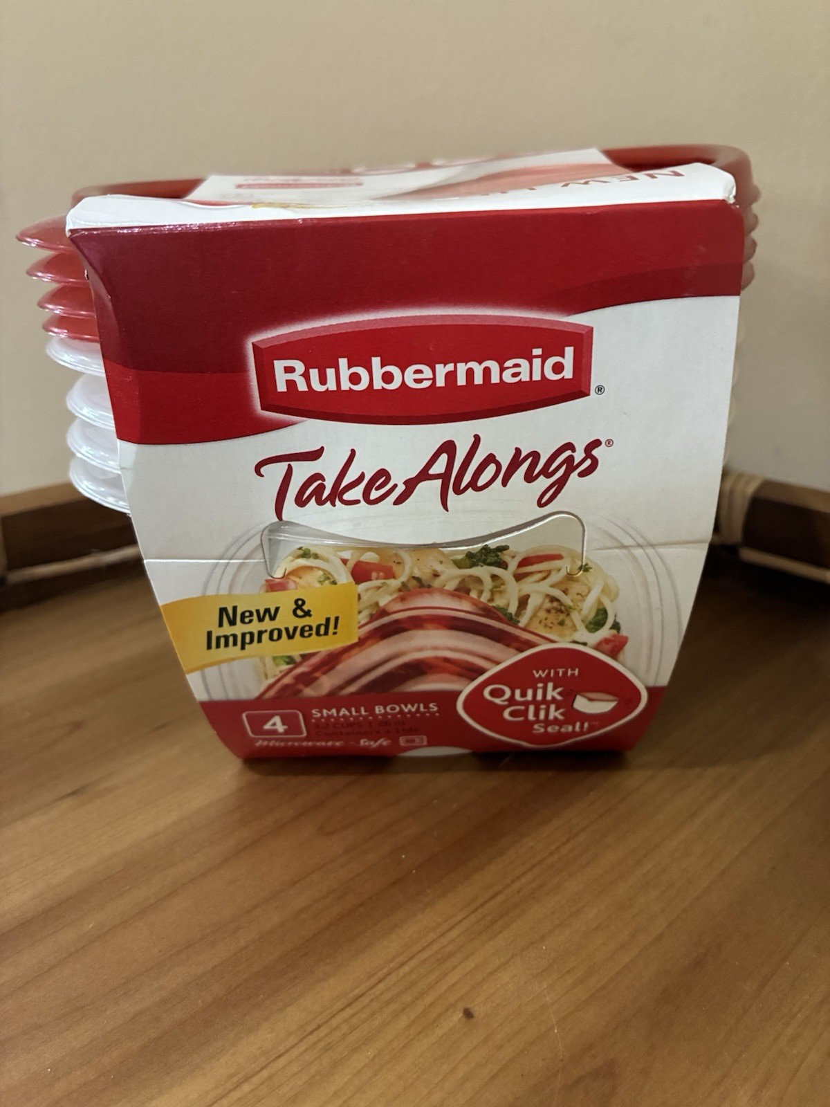 Brand New Rubbermaid Take Alongs Food Storage Containers 3.2 Cups 4 Pack