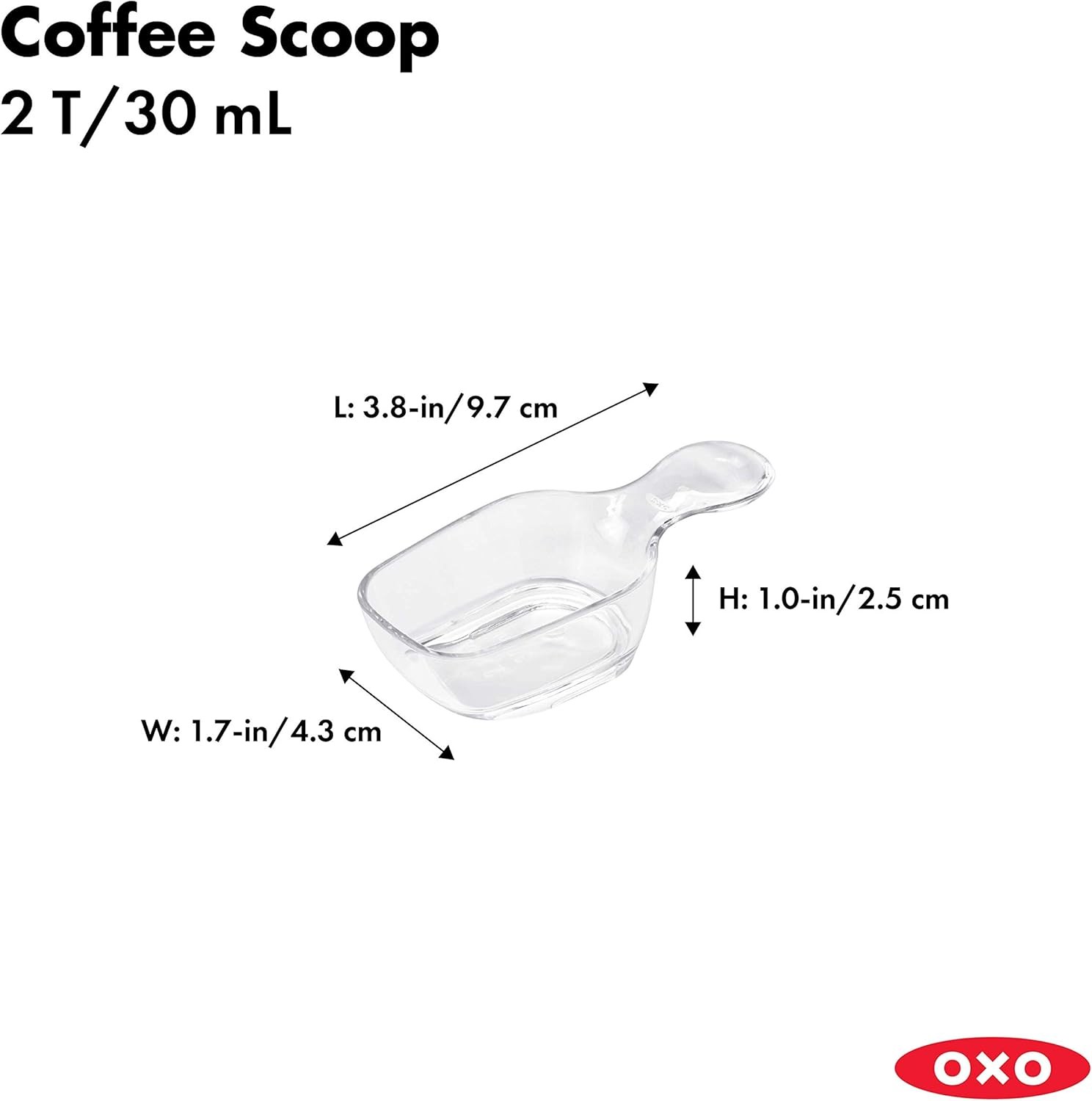 OXO Good Grips POP Container Coffee Scoop Clear