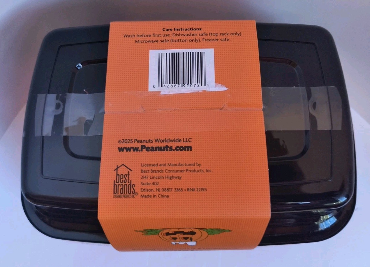 Peanuts SNOOPY & Woodstock Halloween 20 Piece Meal Prep Food Storage Containers