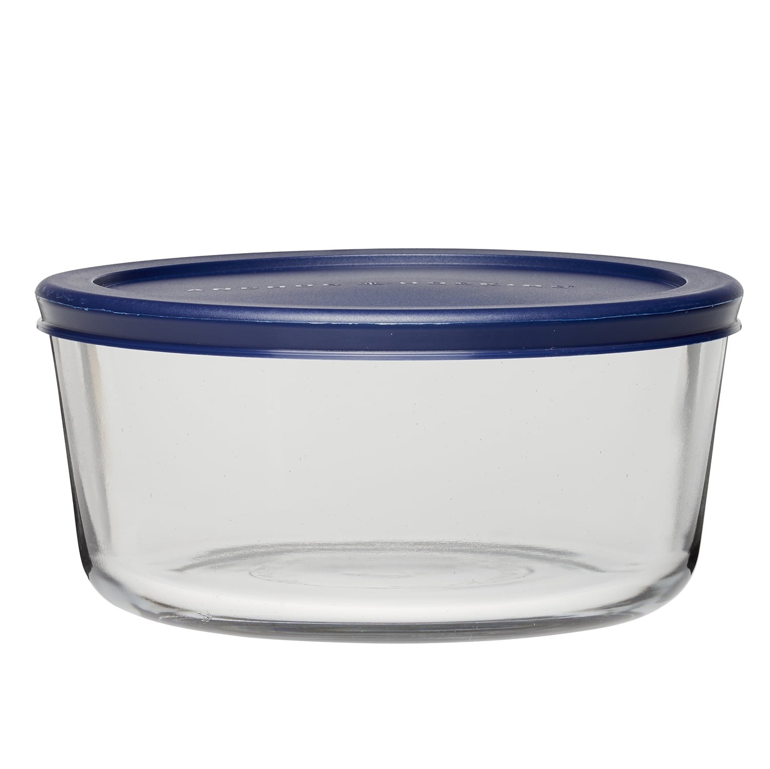 Glass Food Storage Container W/ Lid 7 Cup Round