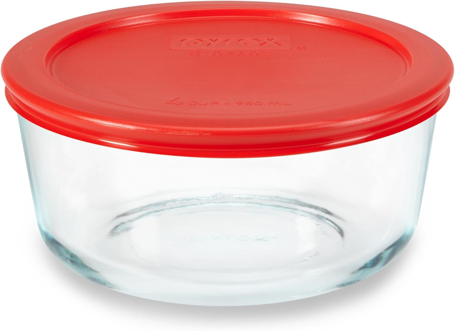 Simply Store Glass Food Storage Container Snug Fit Non-Toxic Plastic BPA-Free