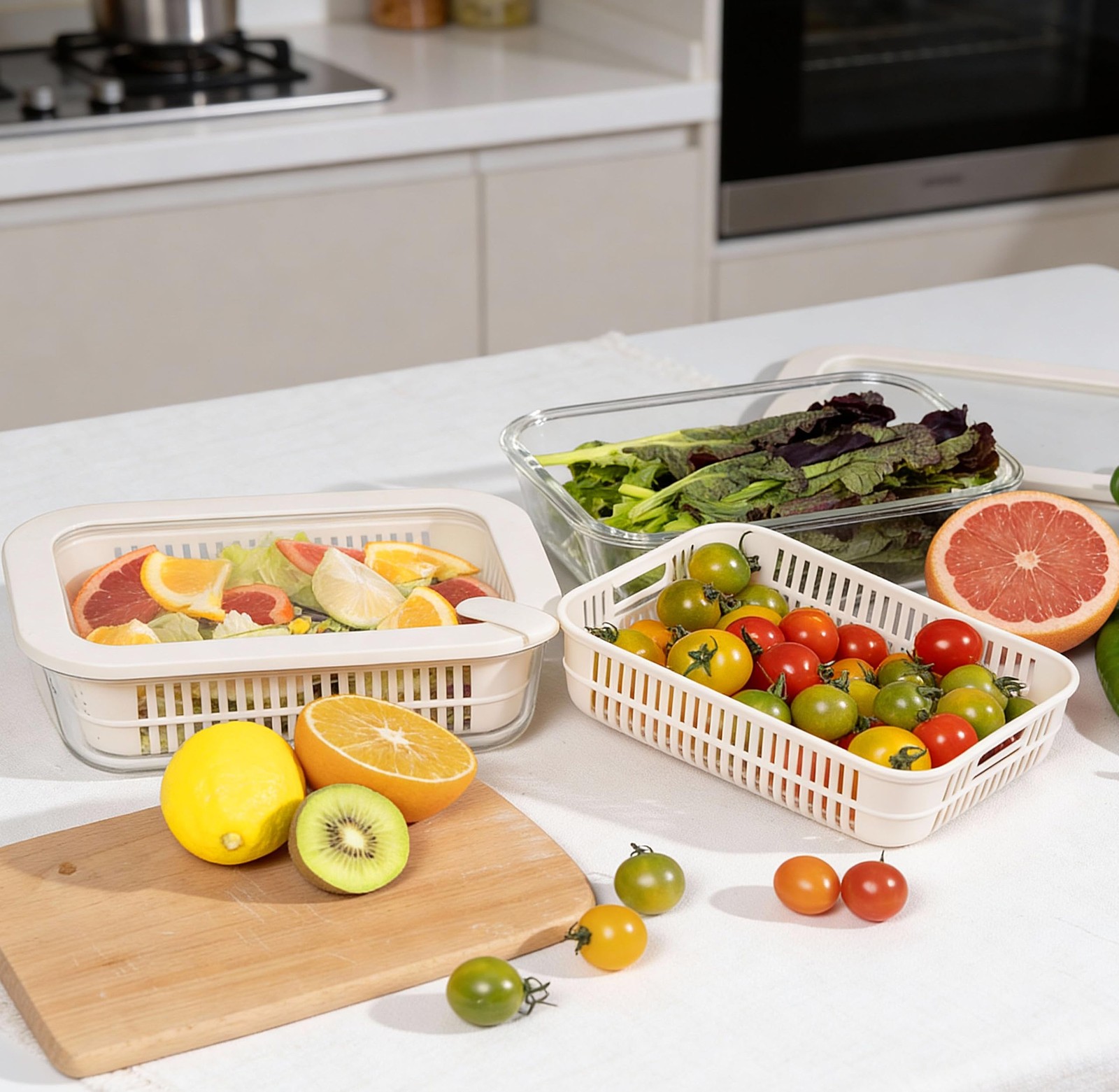 Glass Food Storage Containers with Glass Lids, Microwave Safe Food Container …