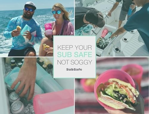 SubSafe 3-Piece Sub Sandwich Container, Charcoal Grey