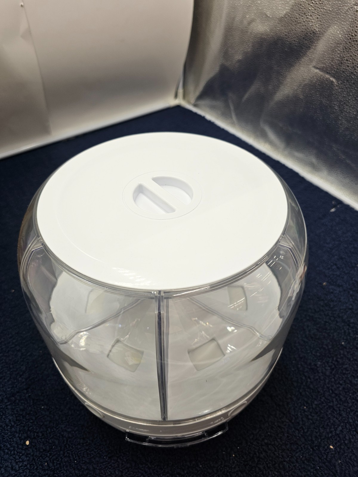 Wowfunny Grain Despenser 6 Compartment Dry Grain Food Storage Container Organize