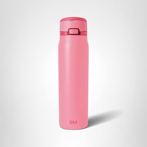 Simple Modern Mesa Loop Water Bottle w/ Covered Straw & Handle – 30oz Velvet Pin