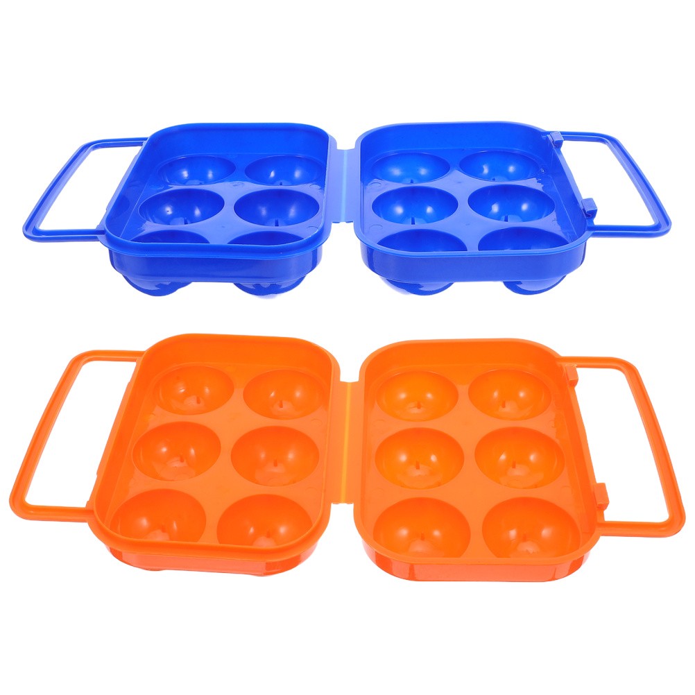 2 Pcs Refrigerator Egg Trays Fridge Holder Kitchen Organizer Storage