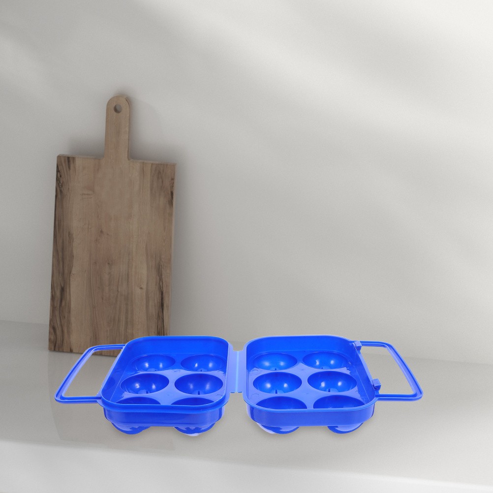 2 Pcs Refrigerator Egg Trays Fridge Holder Kitchen Organizer Storage
