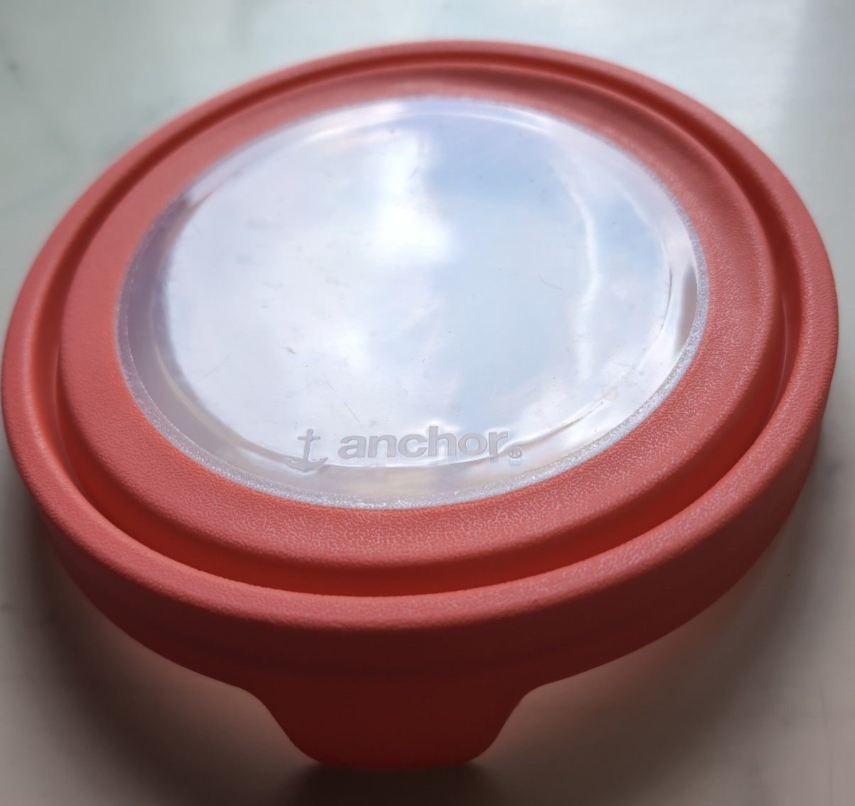 Anchor Hocking True Seal Coral LID ONLY for 6 Cup Glass Container