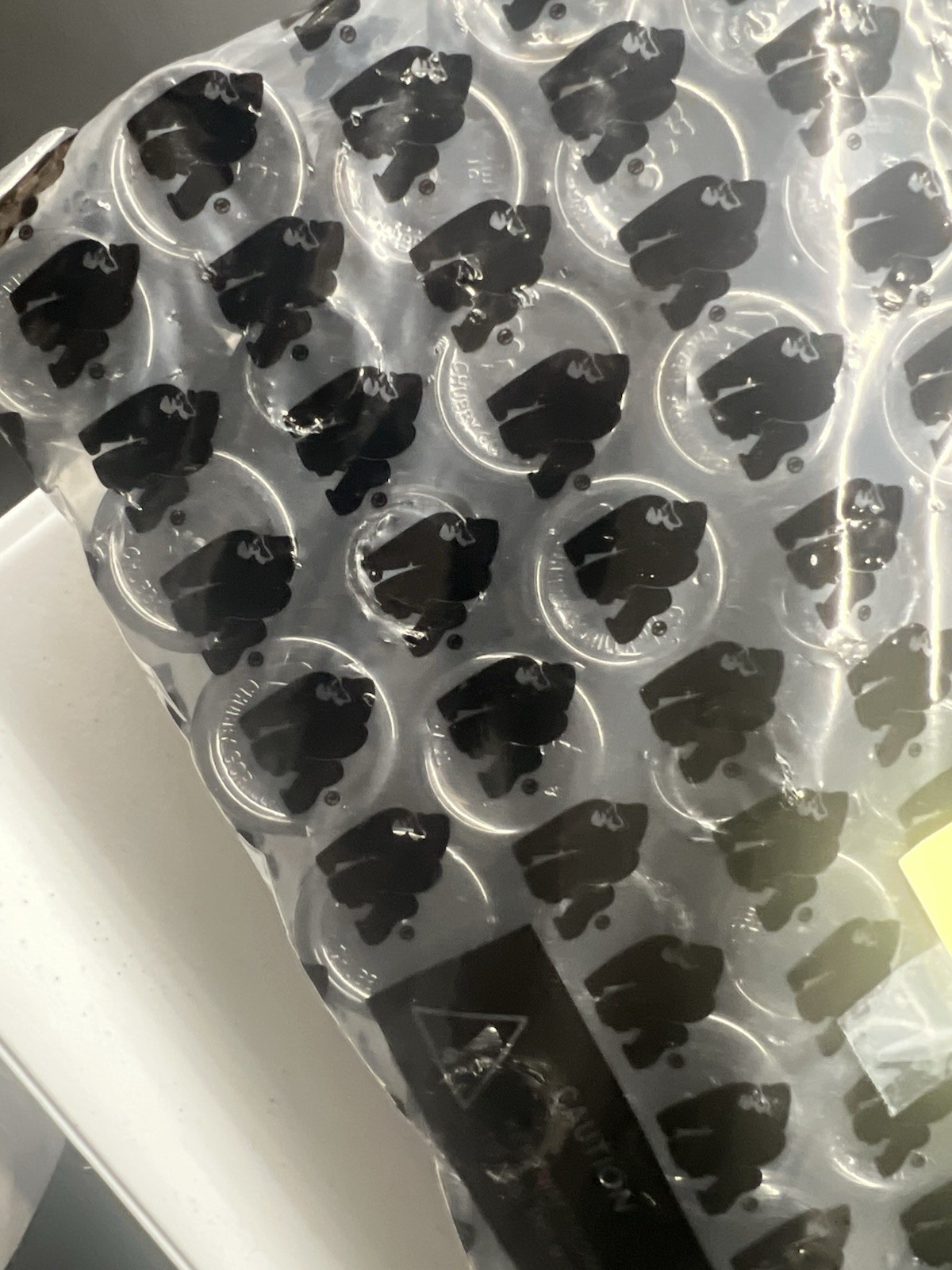 30ml Transparent Black Chubby Gorilla Bottles 100count Pack With Caps