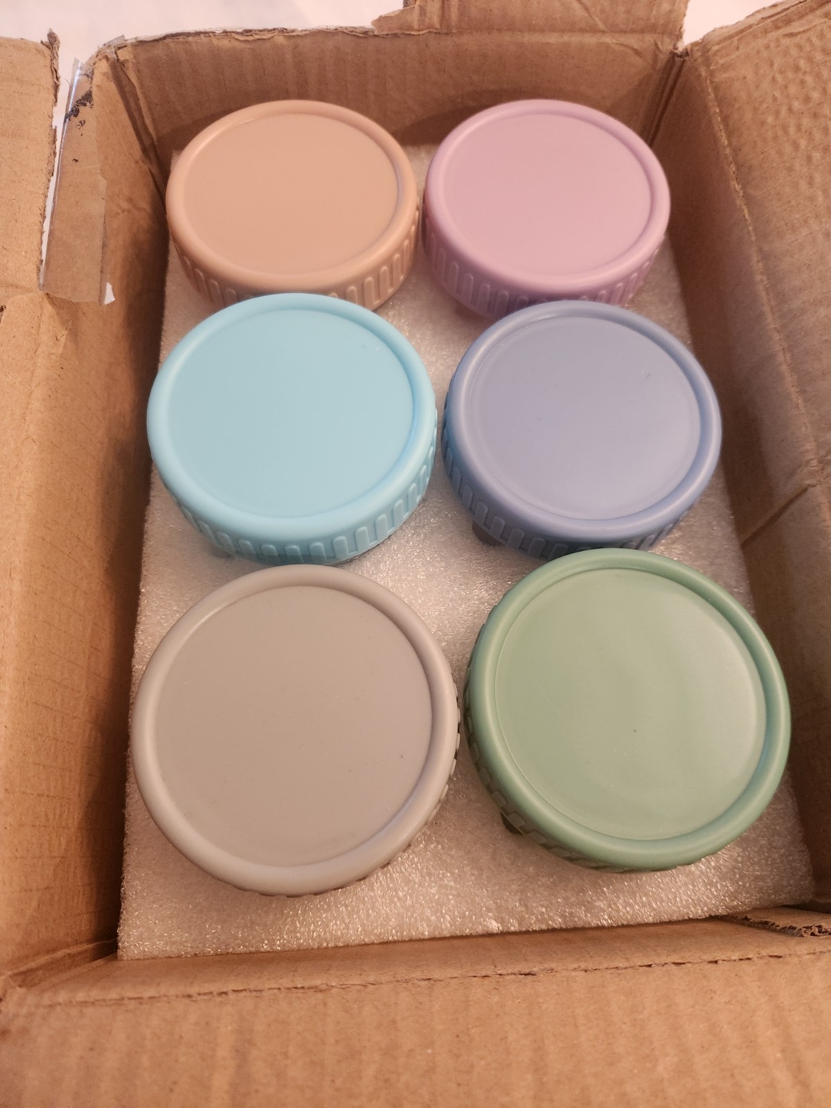 DRKIO 6 Pack Glass Baby Food Storage Containers – 4 Oz Baby Food Jars with Lids