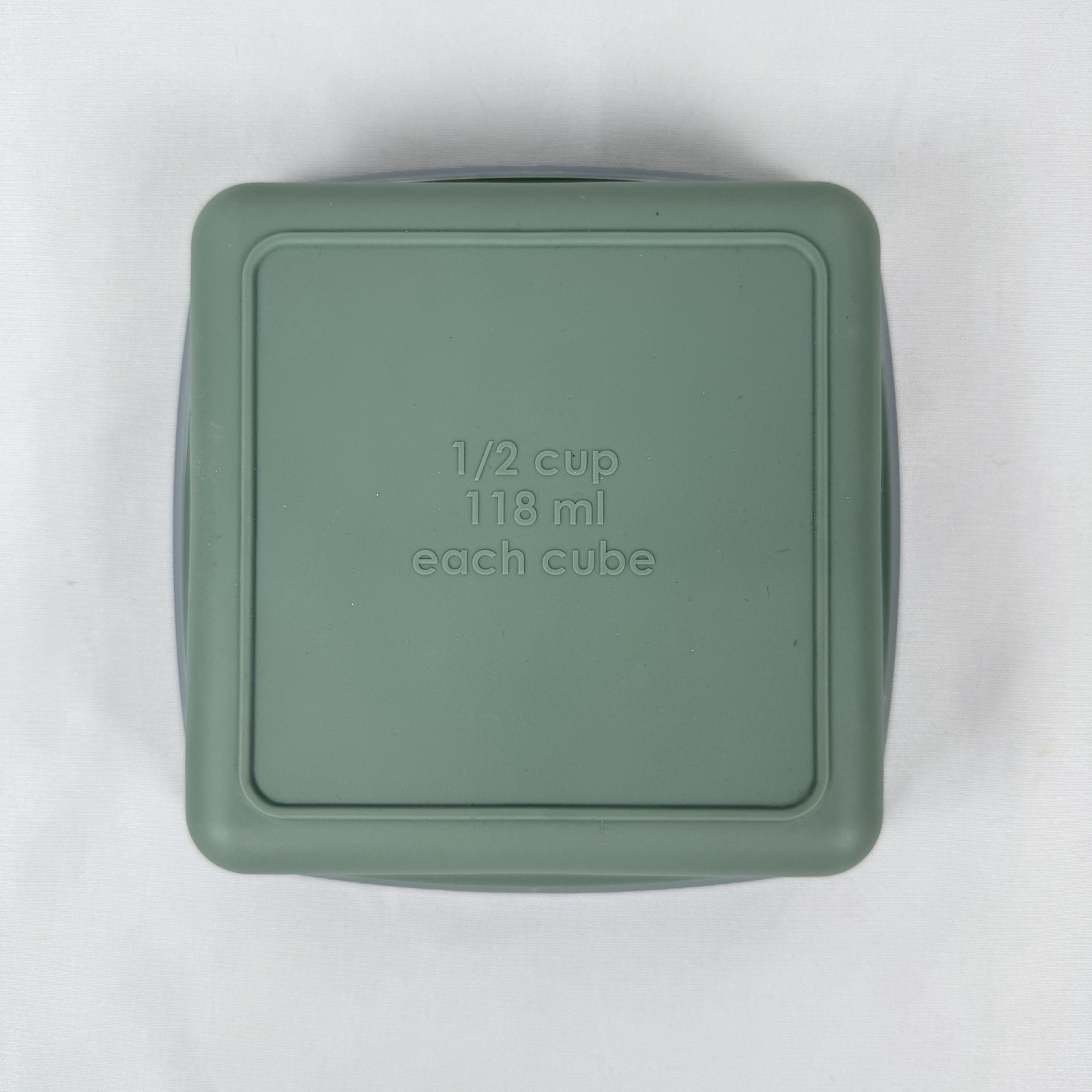 Set of 2 Joie Silicone Portion Tray 1/2 C + 1 oz Meal Prep Food Container