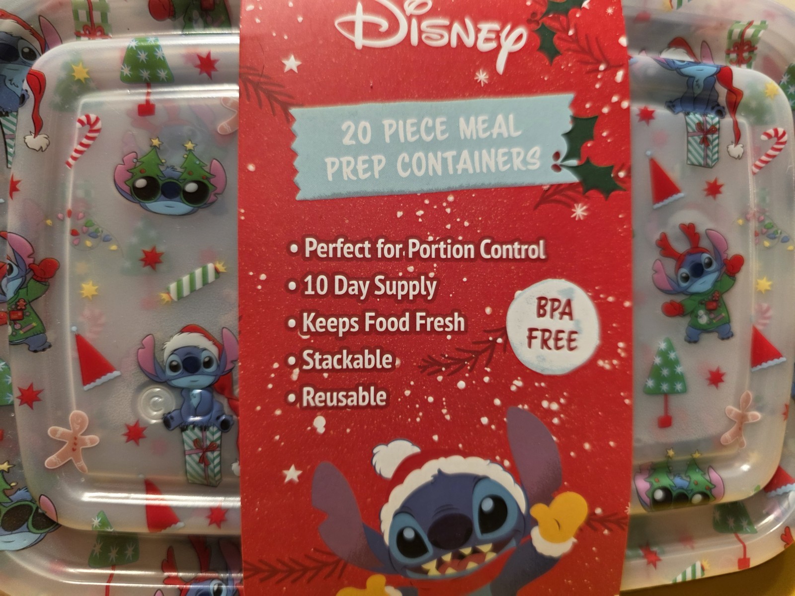 Lilo & Stitch 20 Piece Meal Prep Container Set – Meal Prep – Kitchen – Disney
