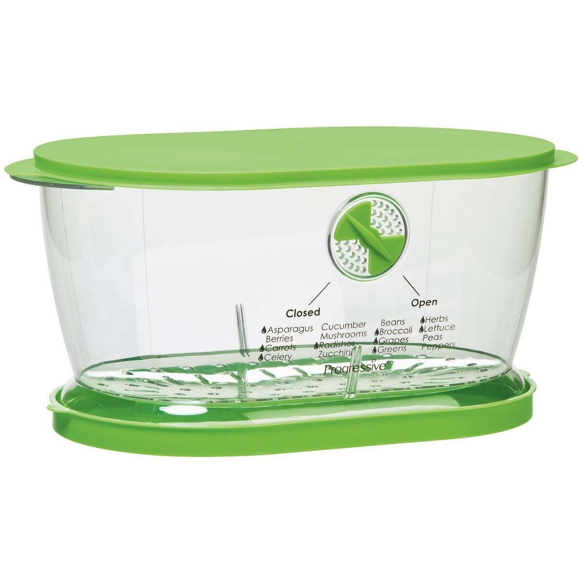 Prepworks Lettuce Keeper Food Storage 4.7 Qt Fruit Vegetable Adjustable Boxes