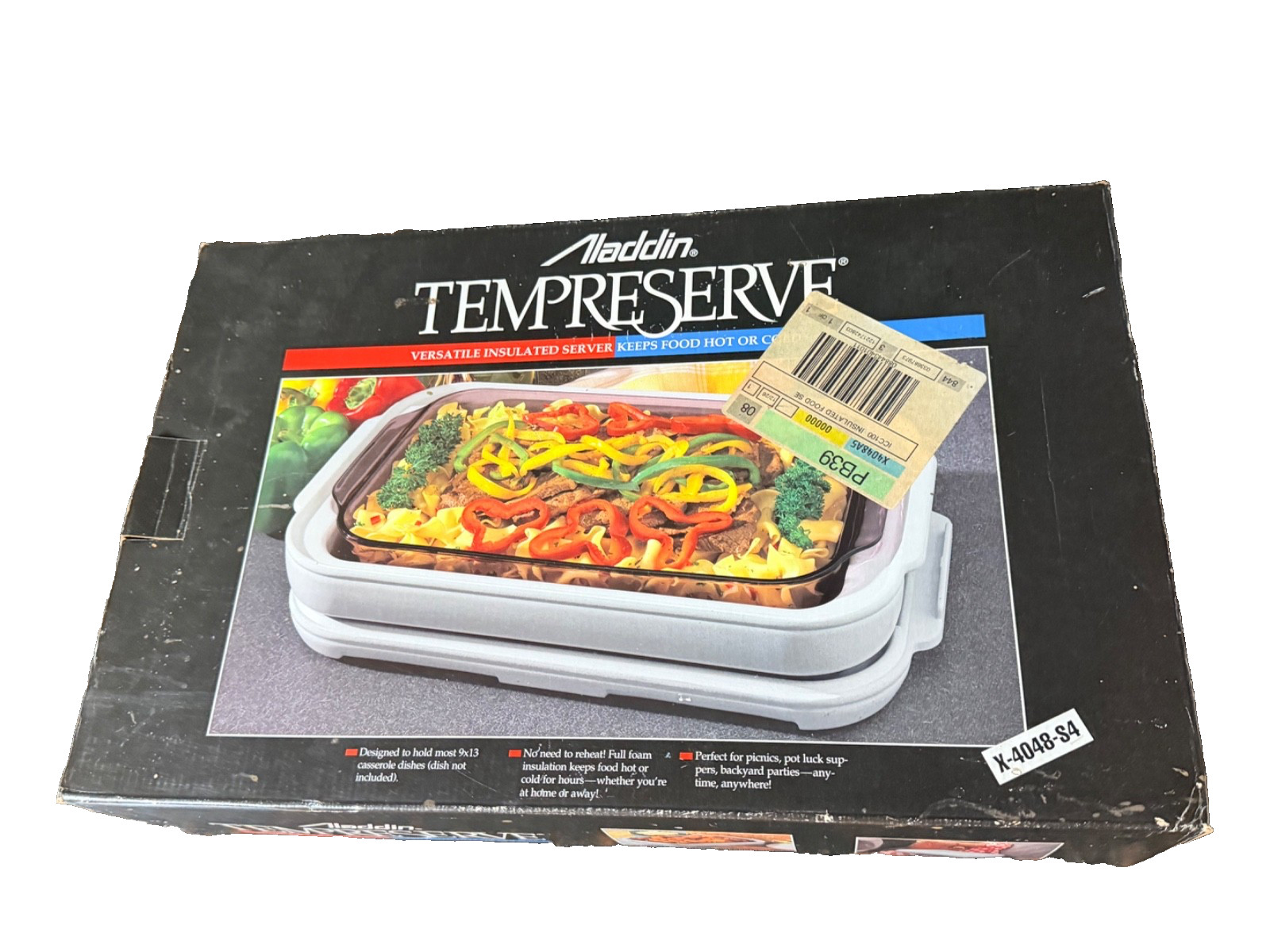Aladdin Tempreserve ICC100 Insulated Server Casserole Dish 9×13 Hot Cold Carrier