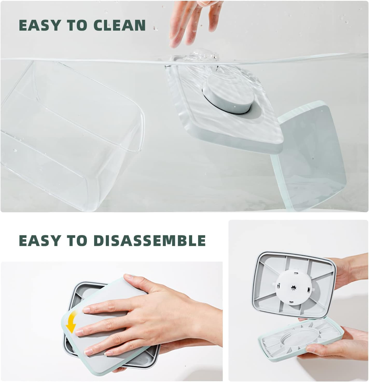 8 Pack Airtight Food Storage Containers with Pop Top Lids, Bpa-Free Clear Pantry