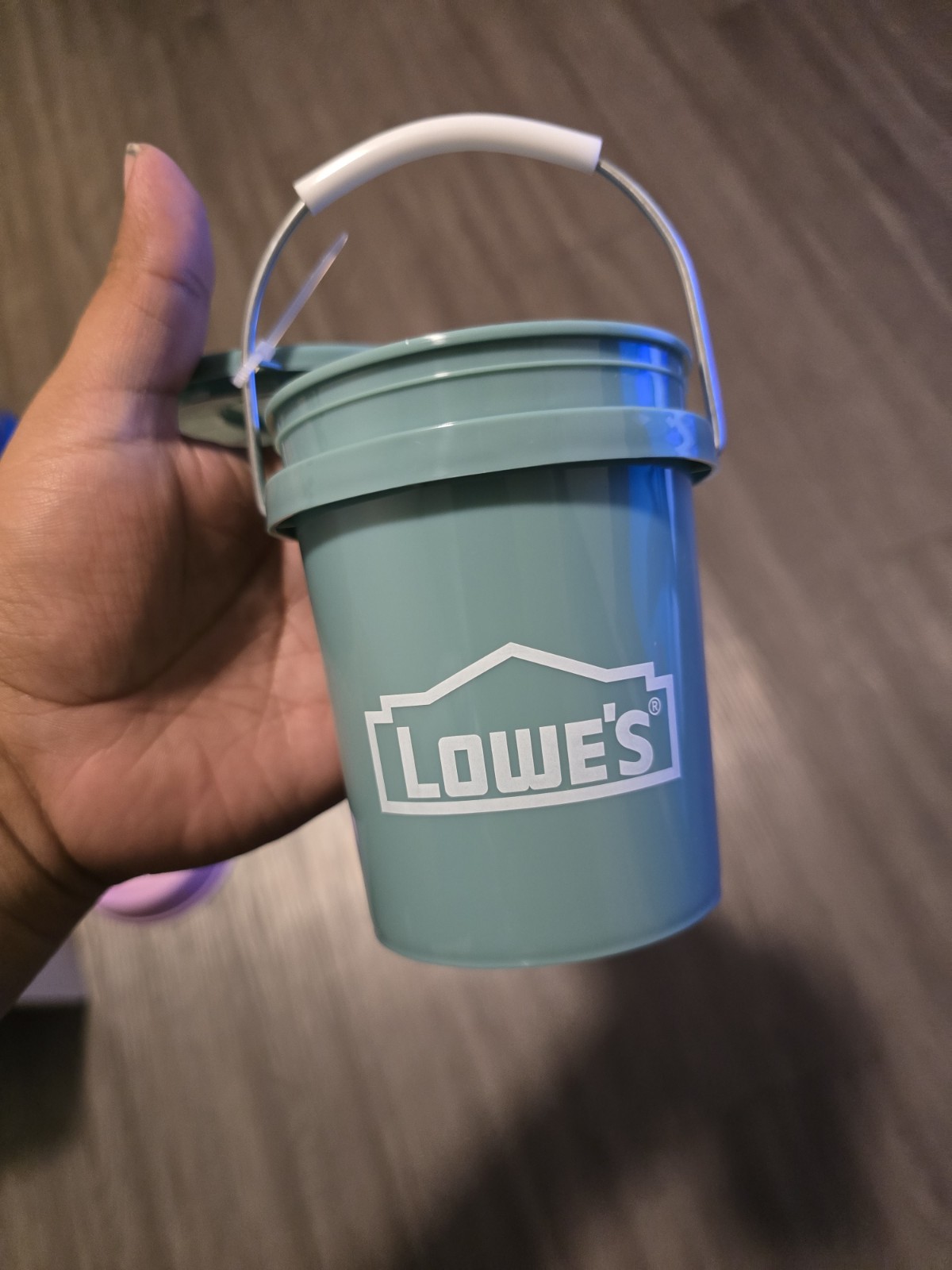 Lowe’s TEAL Mini Bucket With Lid 0.42 Quart BPA-Free With Lid – Set of 5 – NEW