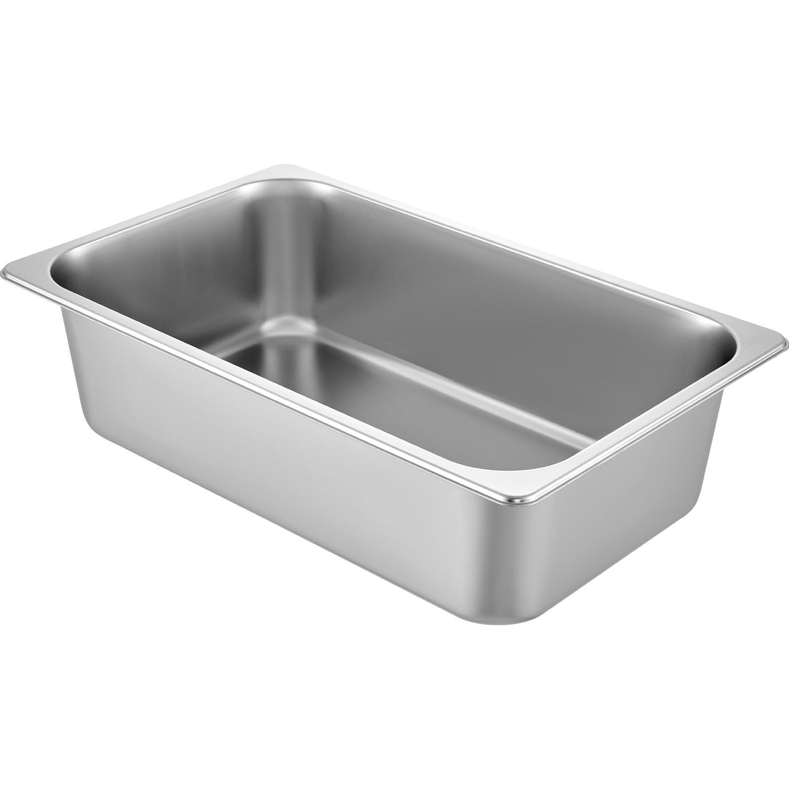6-Count Stainless Steam Table Pans 31Gal 5.6in Deep
