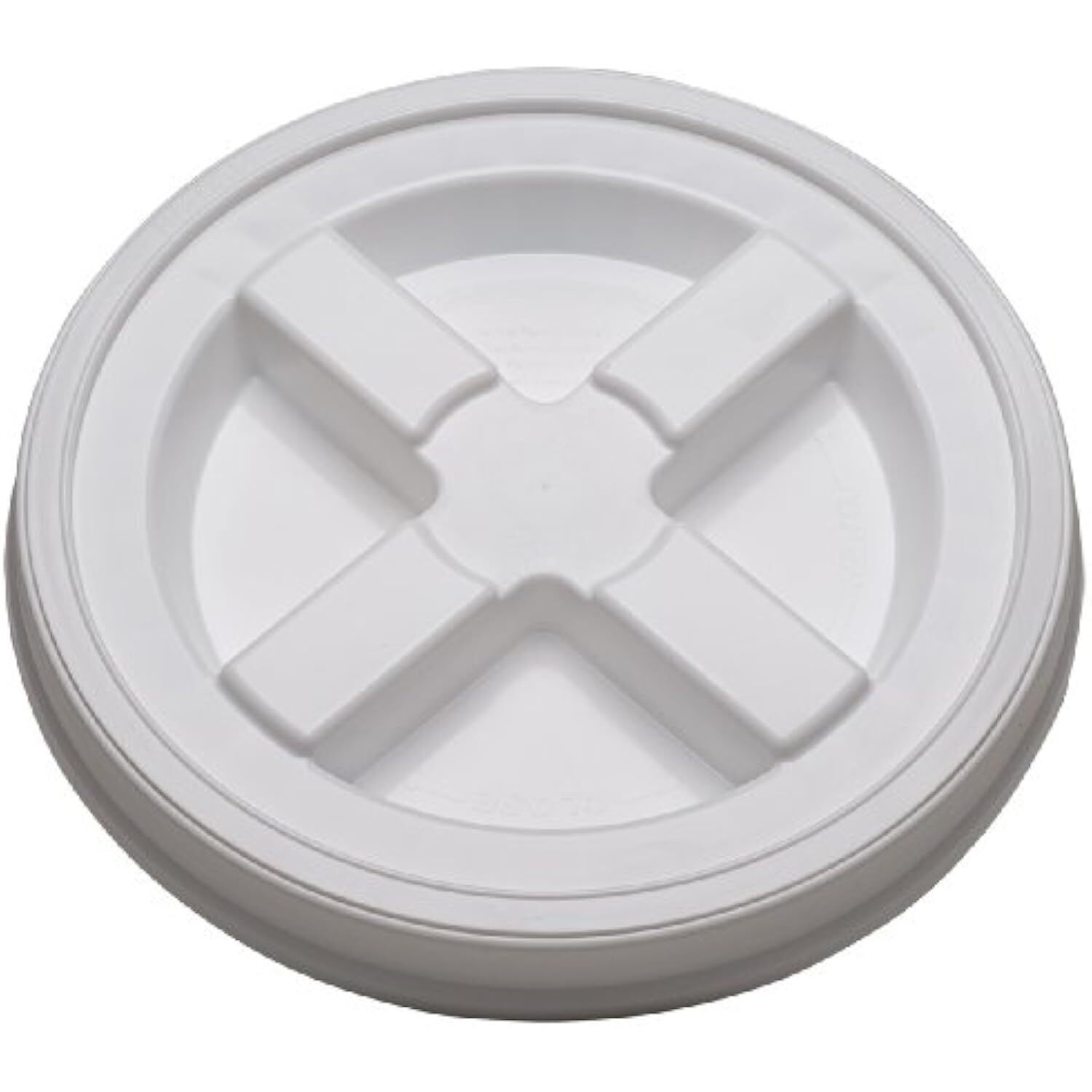 White Gamma Seal Lid Airtight & Leakproof Storage for 3.5 to 7 Gallon Bucket