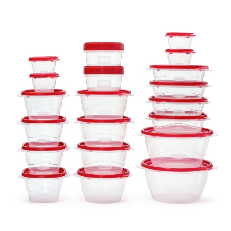 40 Piece Food Storage Set Work School Office Picnic Total of 12.6 Qts Boxes New