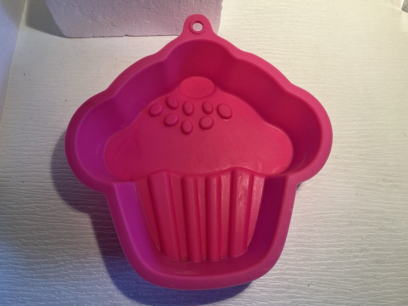 Giant Cupcake Jelly Silicone Mold Pink