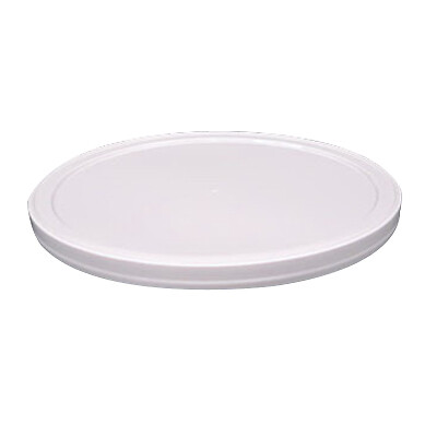 Venture Single Seal PP Lid For 173 oz Round Deli Tub White | 120/Case
