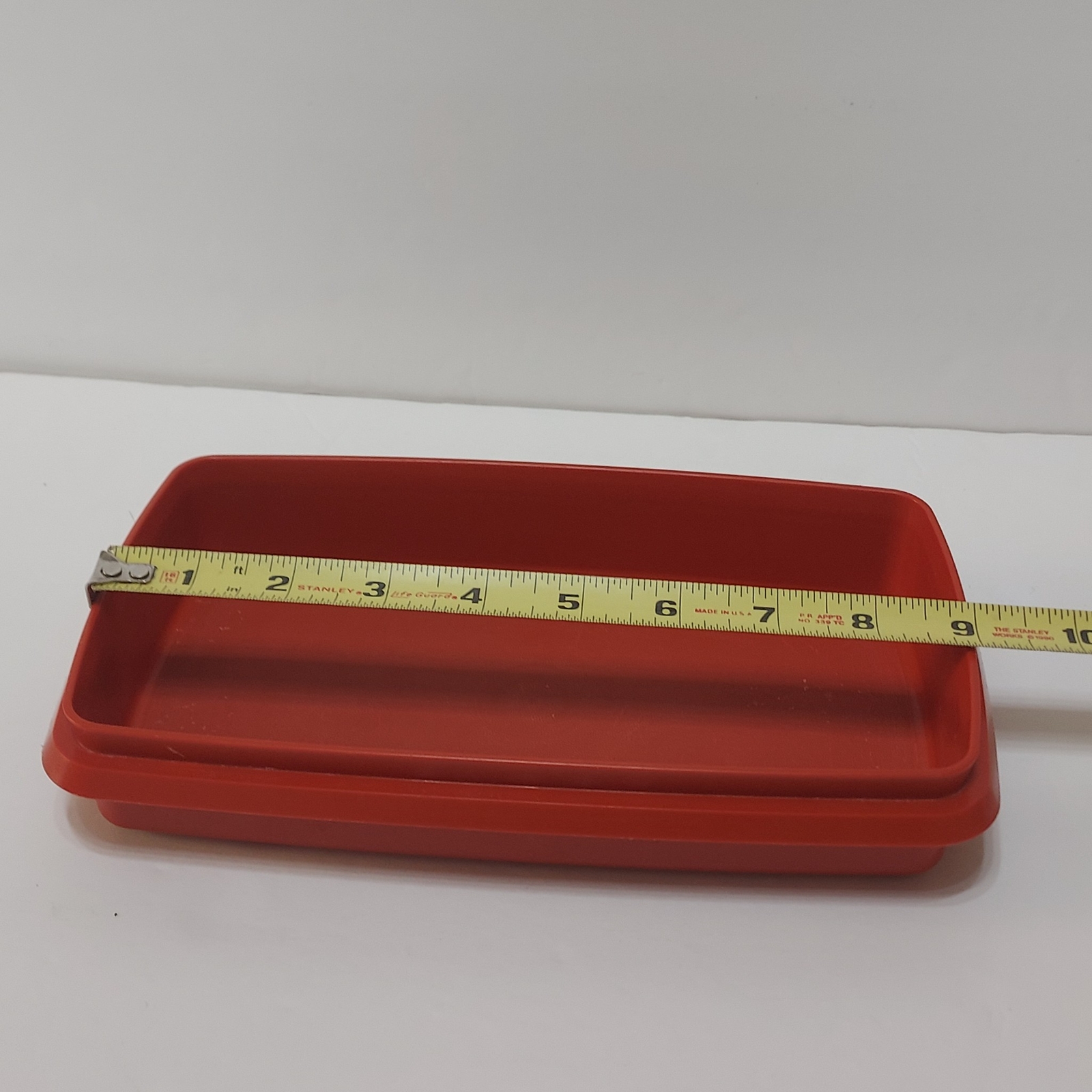 Vintage Tupperware 816-18 Red Paprika Deli Meat Cheese Container Only