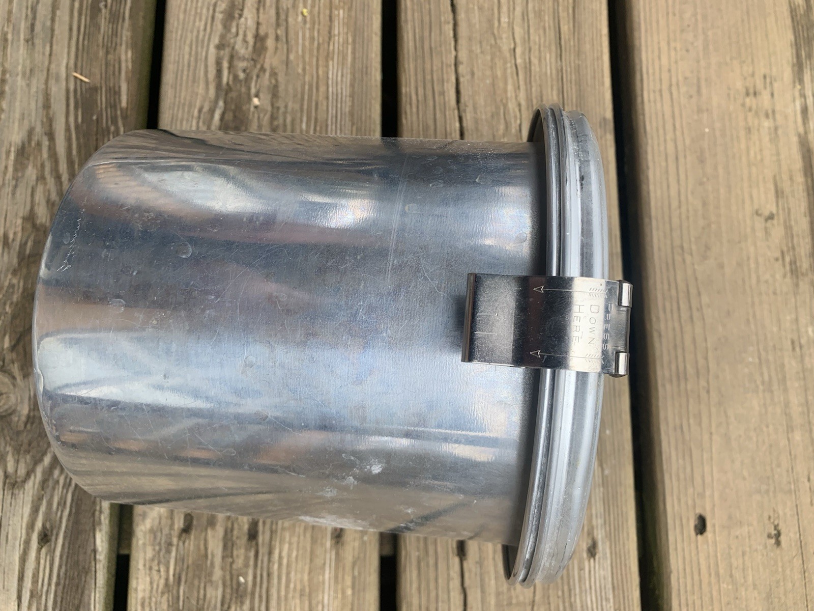 Fresh-O-Lator Coffee Container Aluminum Flour Sugar Kitchen Storage