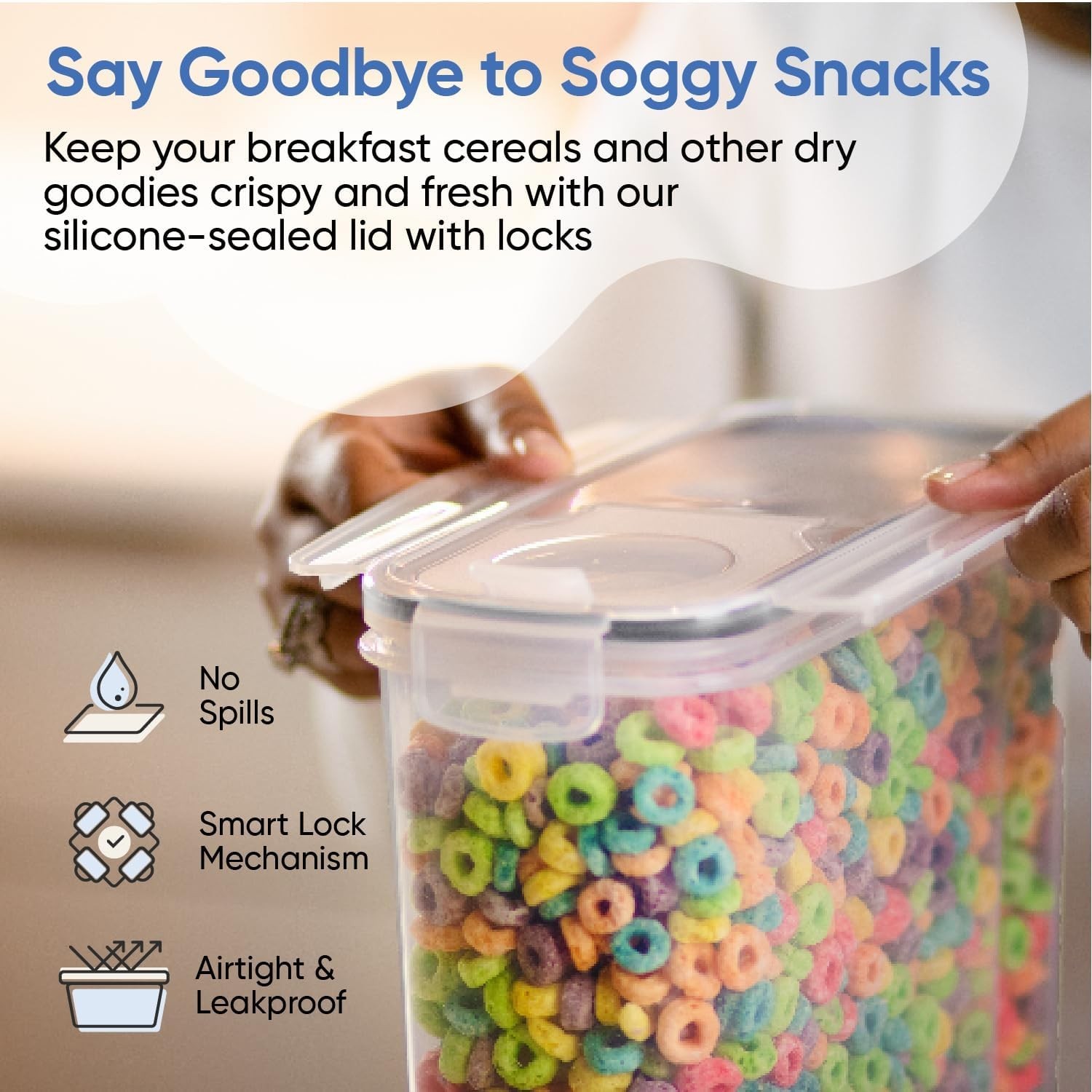 Complete Kitchen Organization Set: 2 Airtight Containers, 6.3L Each – BPA Free