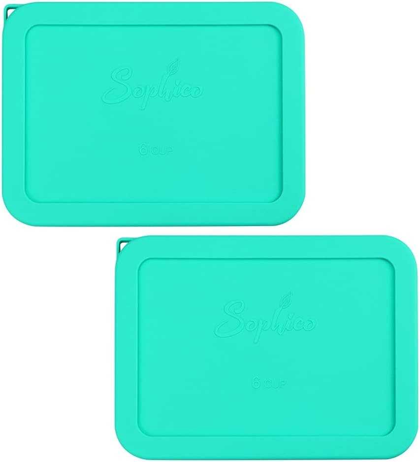 Silicone Storage Cover Lids Replacement for Pyrex 7211-PC Glass Bowls,