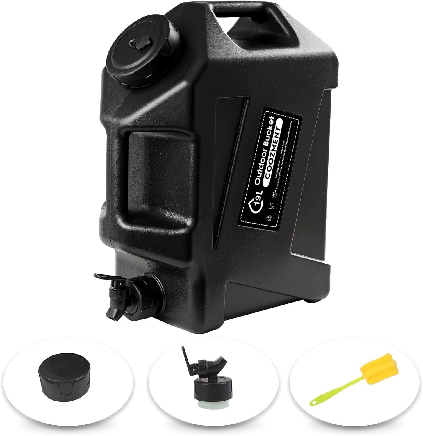 5 Gallon BPA-Free Water Jug with Spigot – Perfect for Camping & Emergencies