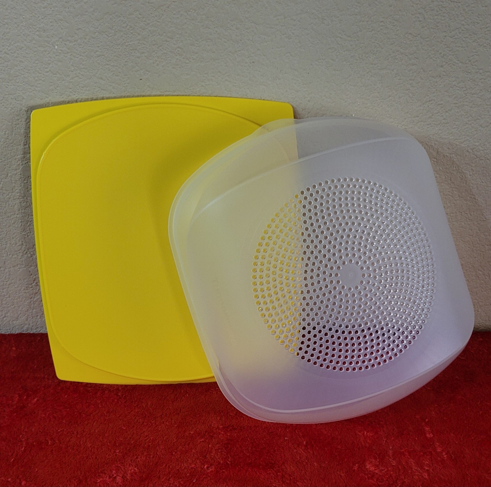 Tupperware 2pc the large Smart Cheese keeps fresh or aged cheeses longer