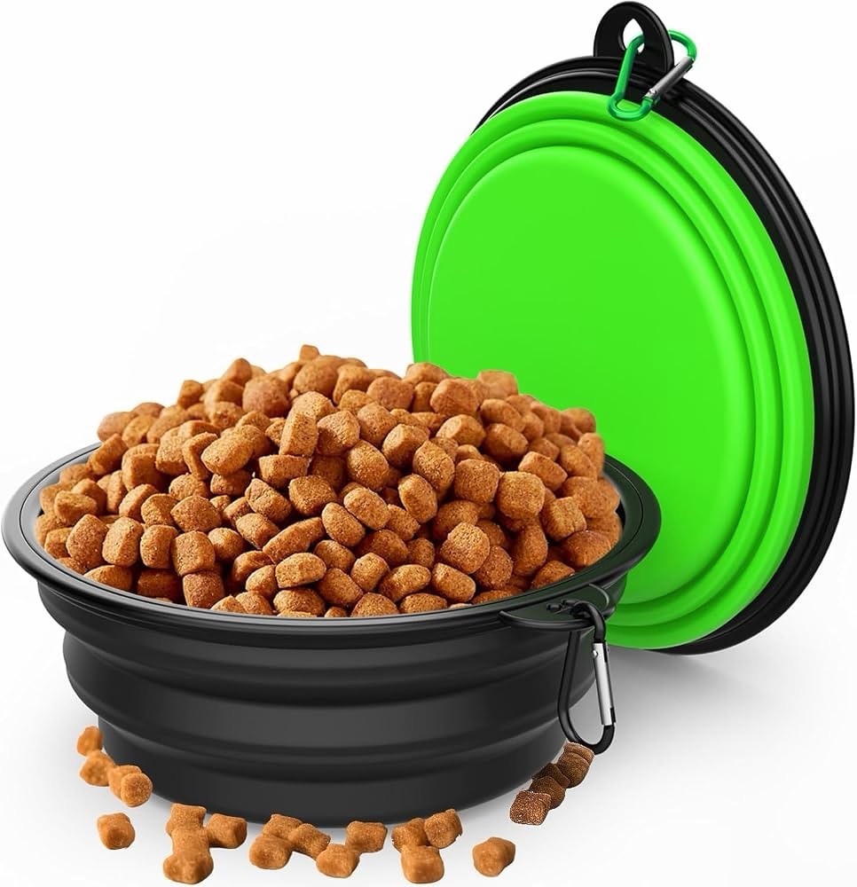 collapsible silicone food storage containers Choose your colors (2pack)